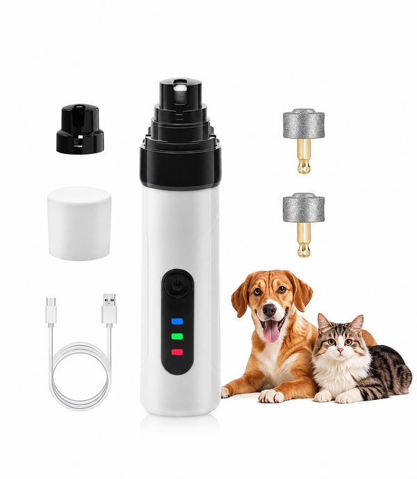 Pet products Silent Groom Pro Nail Grinder, 2025 New Dog Nail Trimmer, USB Rechargeable Pet Nail Grinder, Dog Nail Trimmers, Pet Paws Grooming Smoothing Tool